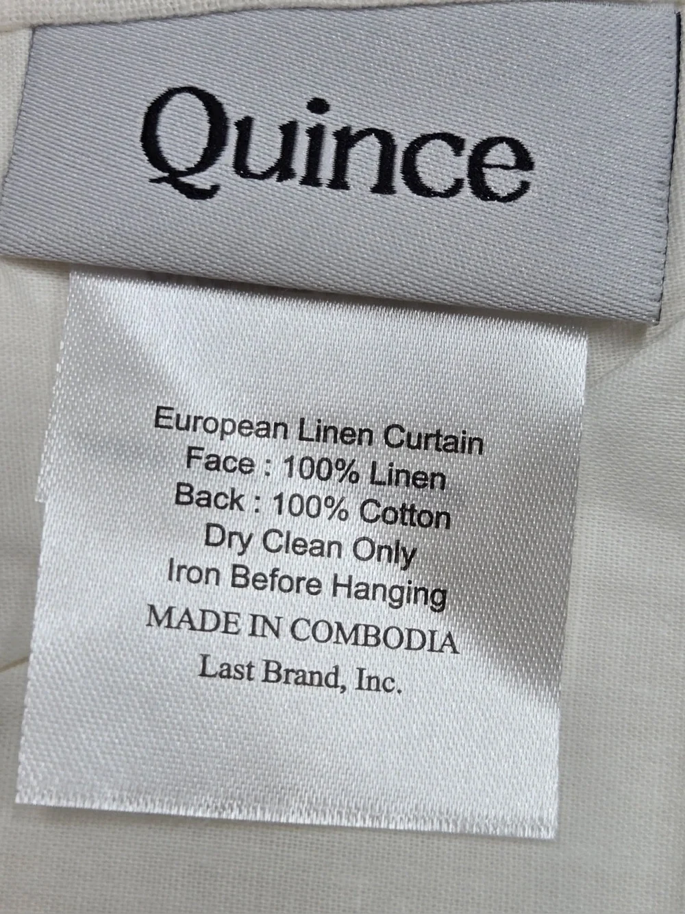 Quince includes 48x96